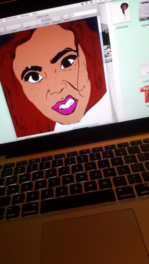 aryou_bare's tweet photo. Im up all night til its almost finished ! #workinprogress #cartoon me cause I feel like it http://t.co/RlK2oPWm2g