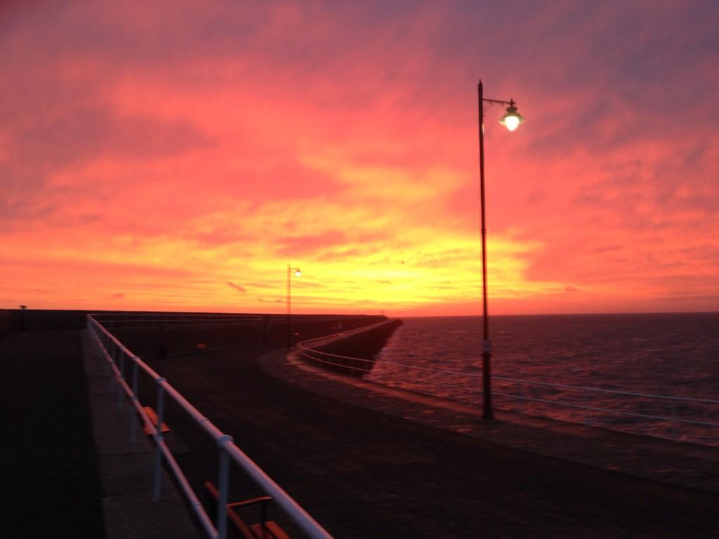 A fine sunrise is on the way!