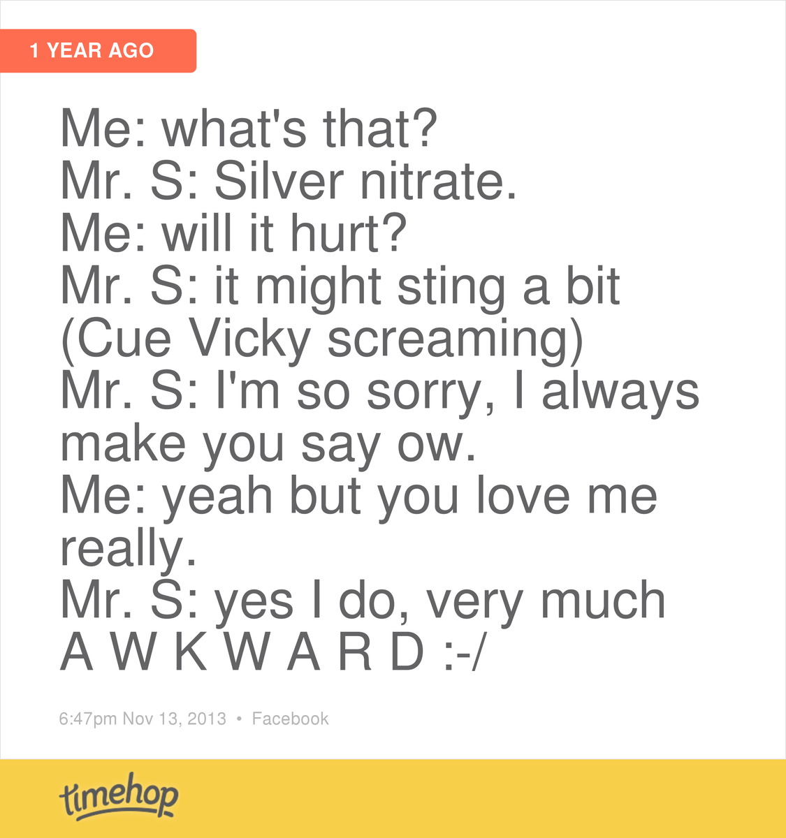Vikster86's tweet photo. Haha! I miss Mr Stebbings http://t.co/thJt66wlJ8 http://t.co/p5TMNbBNT7