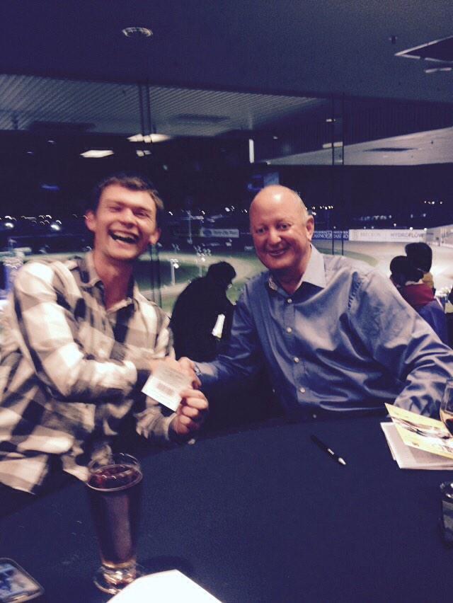 AashWright's tweet photo. Winning at the tab VIP night at the doggies @TABNewZealand @AddingtonNZ #free$200 #jgraham #winning # #punter http://t.co/wYWtzVlrRJ