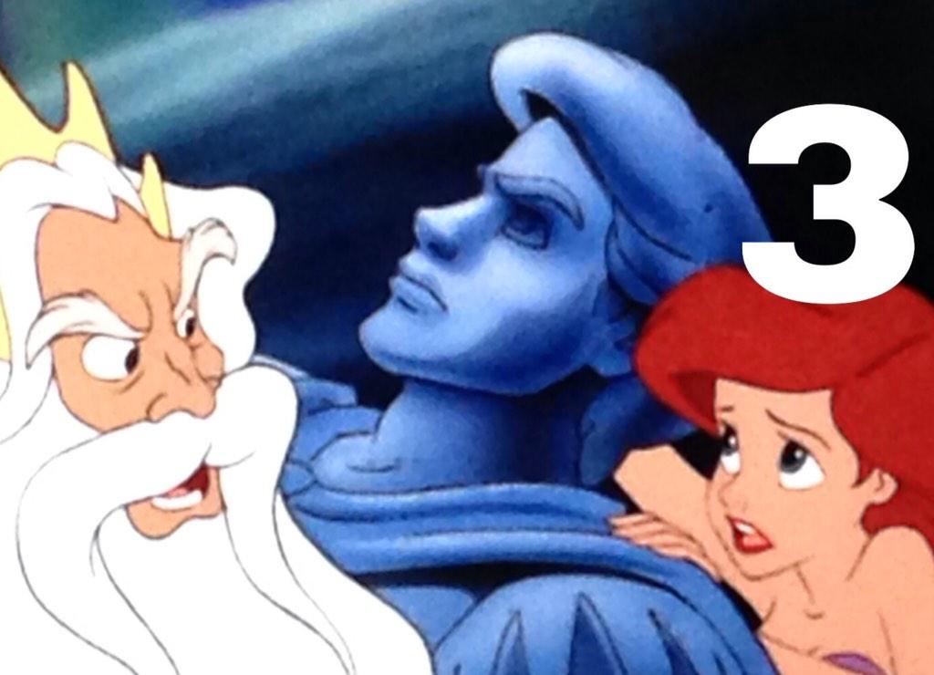 リトルマーメイド セリフbot アリエルとトリトンが衝突するシーン トリトンの怒りと共にエリックの石像の表情が徐々に険しく変化していきます ディレクター ロン クレメンツ Http T Co 5ouaukrl4z