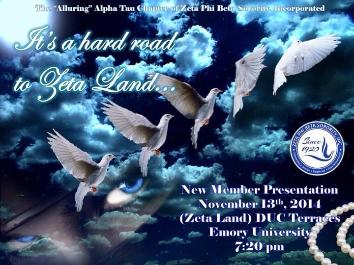 DrArthurDoctor's tweet photo. The slate of new member shows continue tonight with Zeta Phi Beta @AT_ZPhiB at 7:20 in the DUC Terraces @emorywheel http://t.co/FTA4Uc40d5