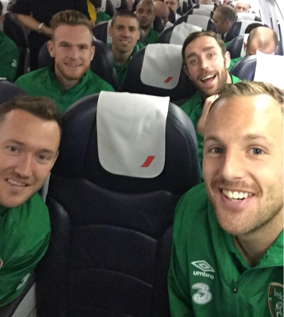 IrelandFootball's tweet photo. Here we go!! ✈️🍀⚽️ #COYBIG #MaketheMatch #ScoIrl http://t.co/u3Mw7bodxZ