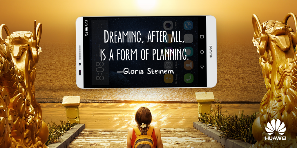 HuaweiMobile's tweet photo. If you can dream it, nothing should stop you from achieving it. http://t.co/wmSXNX5oJm