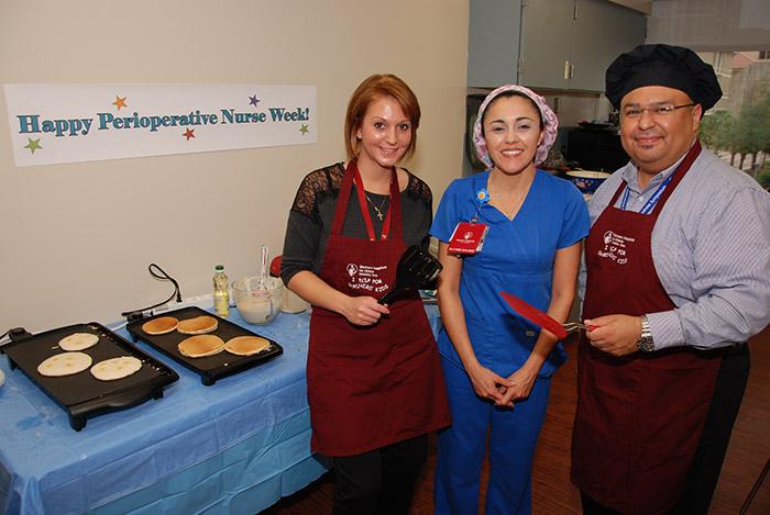 shrinershosp's tweet photo. Shriners Hospital in Galveston celebrated Perioperative Nurses Week with a pancake breakfast! http://t.co/81J5Wt32WV