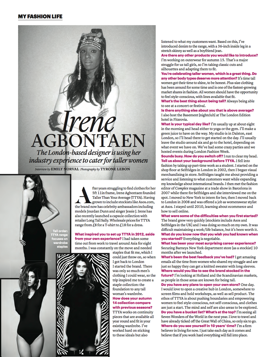 whitesmokecomms's tweet photo. Thanks @Drapers for the amazing feature on @TTYALDN founder Irene Agbontaen @IreneTTYA http://t.co/3RFA4ibNzB
