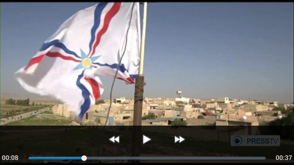DNawshaOfficial's tweet photo. The AssyrianFlag was raised by DwekhNawsha in Baqopa town , ISIS were taken down by the region's forces.
#DwekhNawsha http://t.co/CMlKrc0DeC
