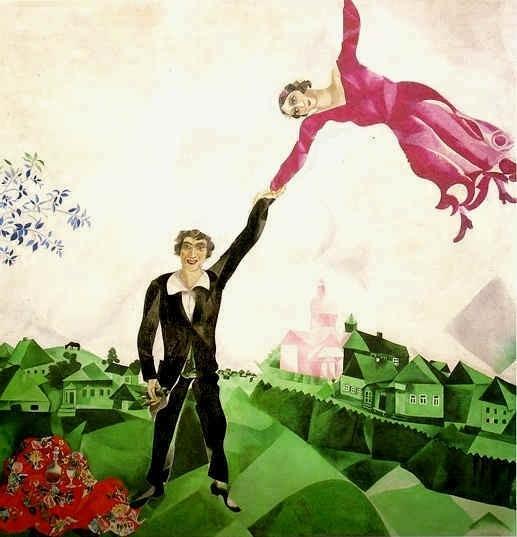 ELENAGORINI2's tweet image. Due amanti felici non hanno fine né morte nascono e muoiono più volte vivendo  Neruda #twitart #Chagall @CasaLettori