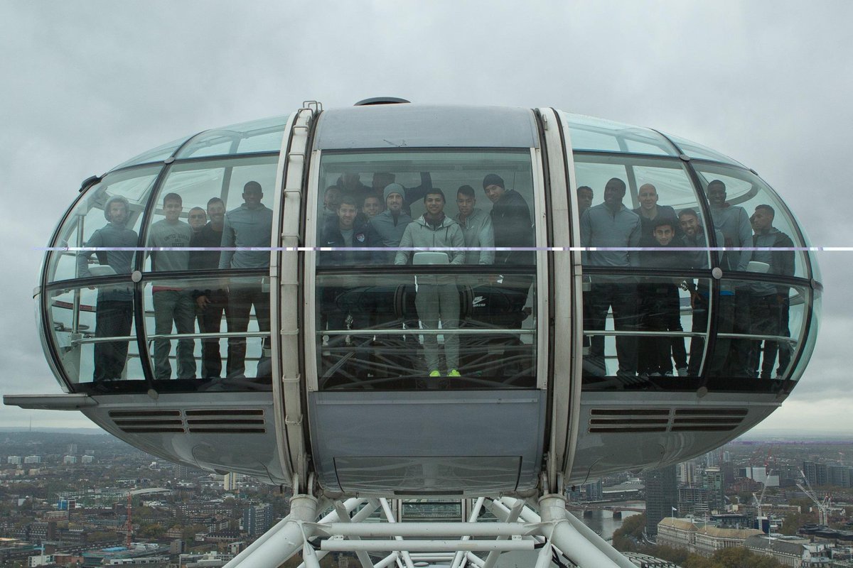 SaintLouisFC's tweet photo. Good luck tomorrow! #ForClubAndCountry "@ussoccer: Photos from the #USMNT's trip to the London Eye. #USAvCOL http://t.co/VDx2vyH2Zm”
