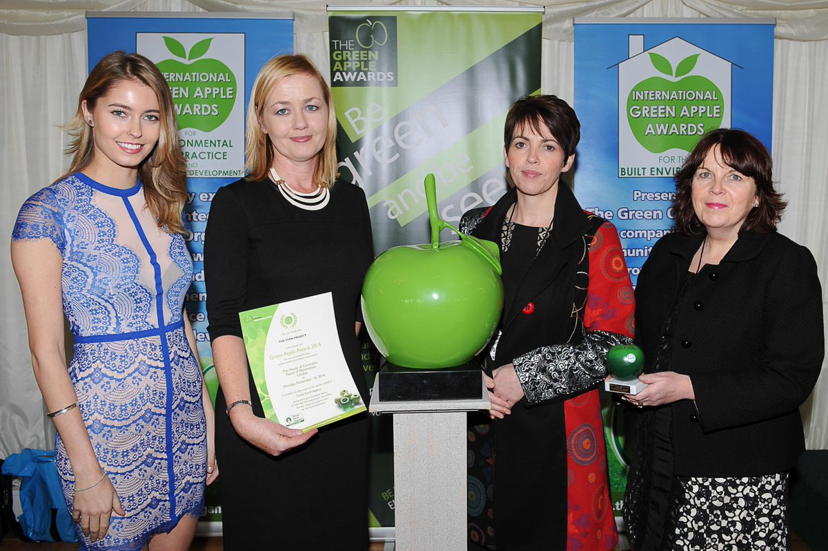 stem_project's tweet image. STEM were delighted to pick up a Gold Green Apple Award for Environmental Best Practice this week in London