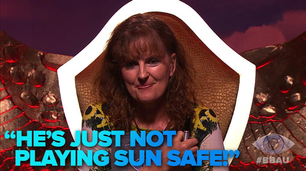 Channel9Reality's tweet photo. Sue's serving up a slip, slop, slap down!

#PennyBBAU #BBAU http://t.co/oXQ8kZxqpV