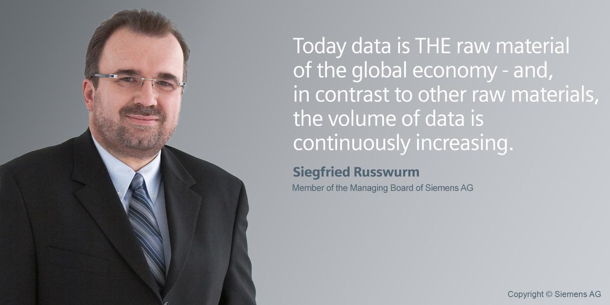 Siemens's tweet photo. #Siemens' Siegfried Russwurm (Member of the Managing Board) on #digitalization #smartdata #GartnerSYM http://t.co/ITO07dviwE