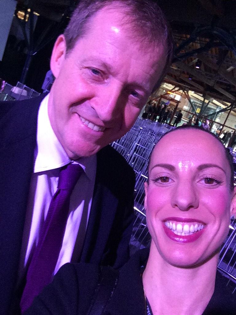 TaraHoneywell's tweet photo. Ultimate selfie moment, me and @campbellclaret #campbellforPM #chuffed #FoM2014 http://t.co/GqkCFscmDI