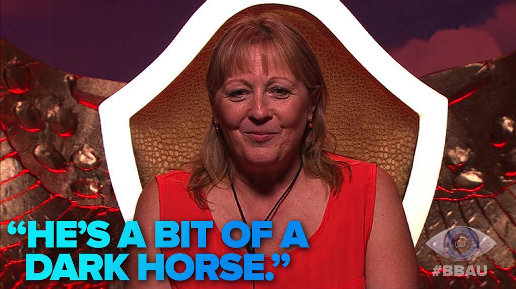 Channel9Reality's tweet photo. Cheryl's dropping 'massiv' bombs on the House... ;) 

#TravisBBAU #BBAU http://t.co/RX3Q68niMB