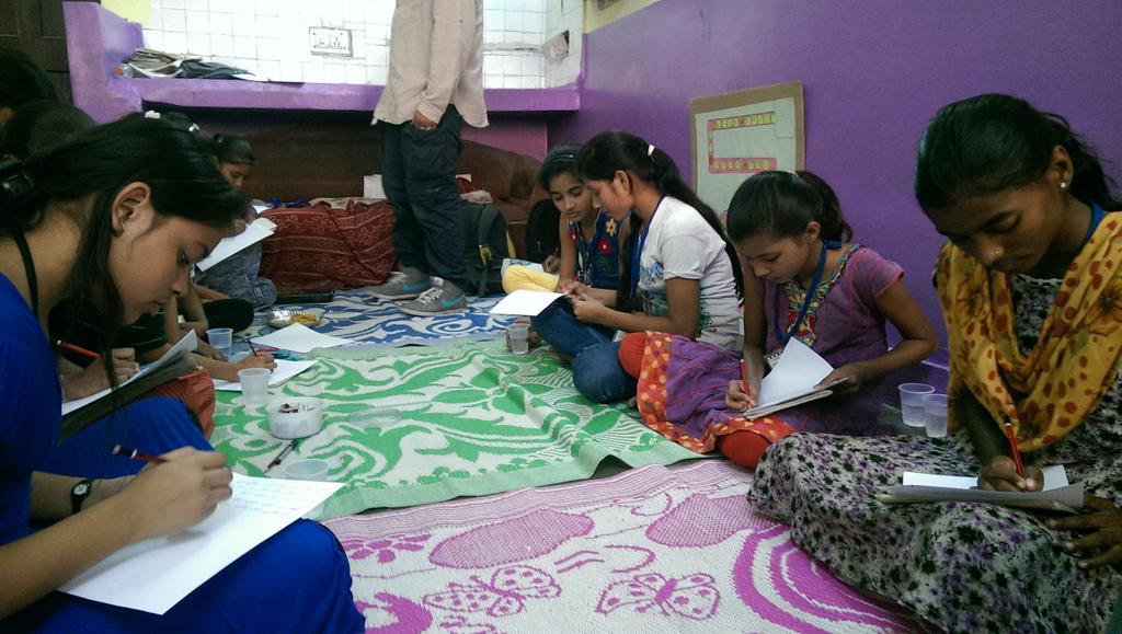 We're now at Vidya and child with @KidPoweredMedia! Such a magical day!