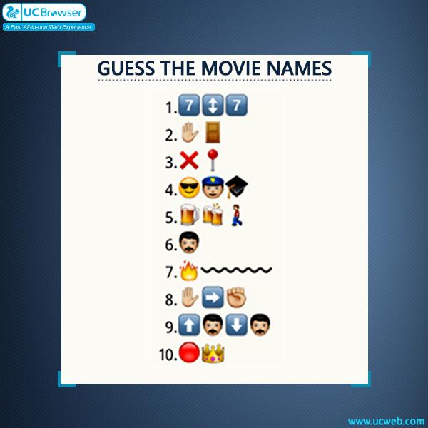 UCBrowserIndia's tweet photo. Can you guess these movies Tweeps?
#UCBrowser #FastestBrowser #FunBrowser http://t.co/7wZ0BJygy6