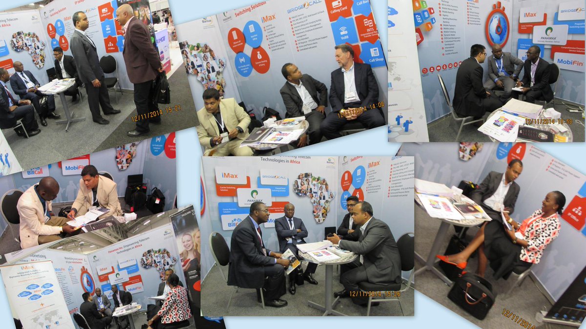 panamax_inc's tweet image. Experts at #Africacom2014 are exchanging notes on how Panamax #telecomtechnology solutions can transform Africa