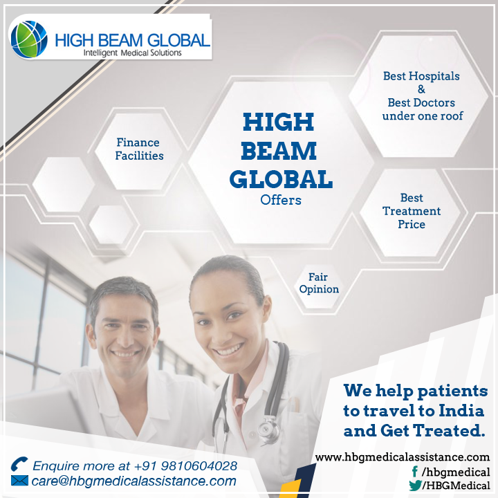 Best Medical Assistance is just one step away from you.HBG is always there to help you to get best treatment in India