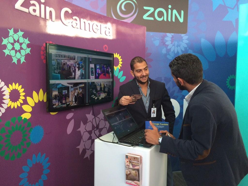 ZainJo's tweet photo. @RadioHalaJO team is testing #Zaincamera service at zain exhibition #IMENAICT14 http://t.co/Ag0ukkXmIo