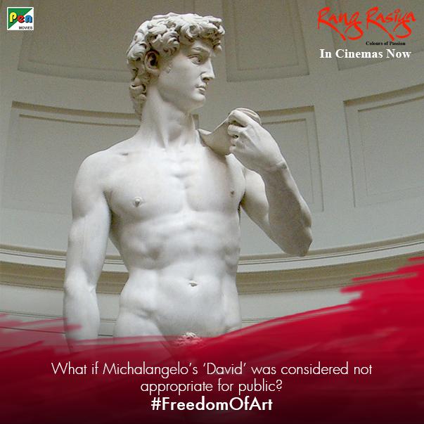 RangRasiyaFilm's tweet photo. Do you think the rejection of David would have benefited the world of art? #RangRasiya -> http://t.co/7CTq93PG41 http://t.co/xTNlR2MGxO