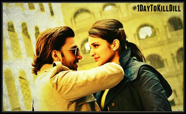 9XJalwa's tweet photo. #1DayToKillDil 
@RanveerOfficial @AliZafarsays @ParineetiChopra aa rahe hain to #KillDill
RT if you are waiting too! http://t.co/0OSi1ETJ6Q