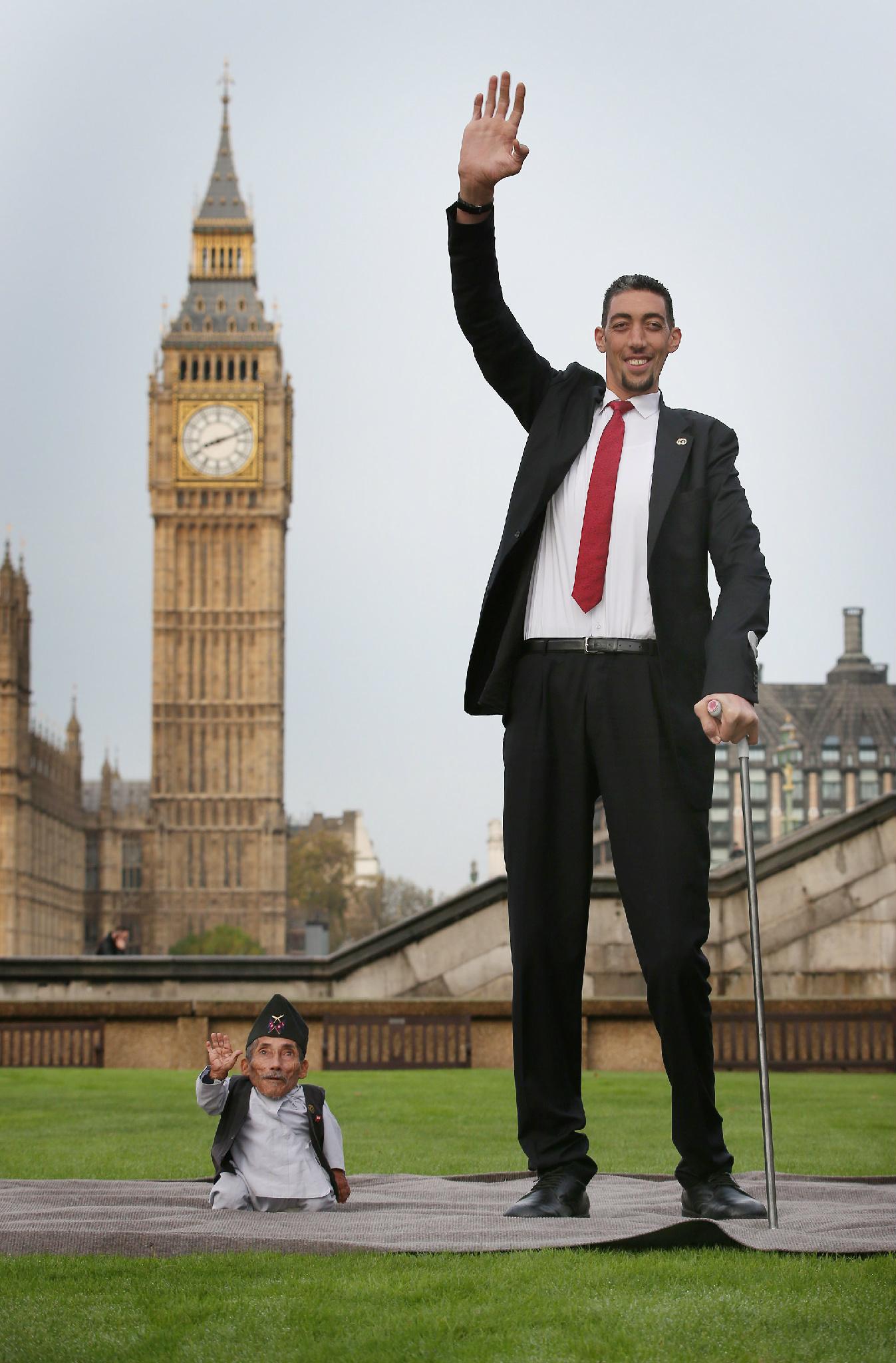 the tallest woman and man in the world