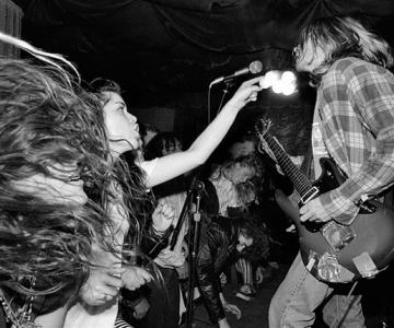 Nirvana, Los Angeles 1990. Photo by Charles Peterson.