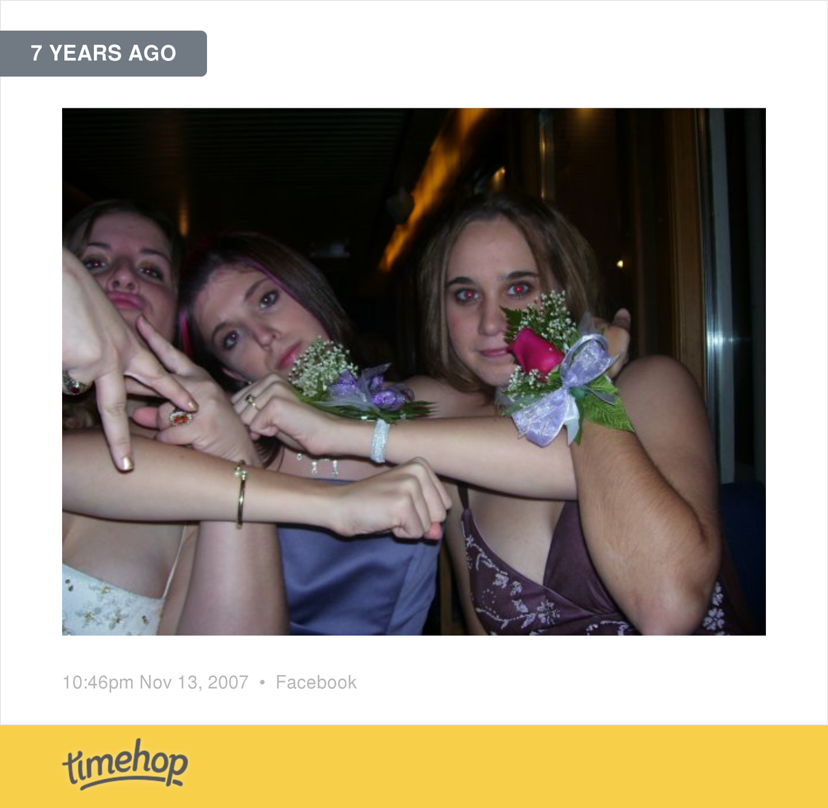 Likeajill6's tweet photo. Leslie and I being corsage homies. Military Ball 7 years ago. Has it really been that long?   http://t.co/KnQLTLaIXs http://t.co/SNy6Zb8U3U