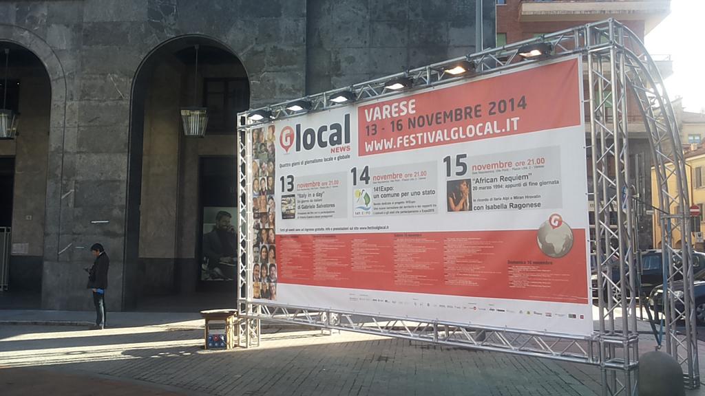 festivalglocal's tweet photo. Comunque che ci sia il sole per primo giorno di #glocal fa pensare #glocal14 http://t.co/NgJ8IJR8Br
