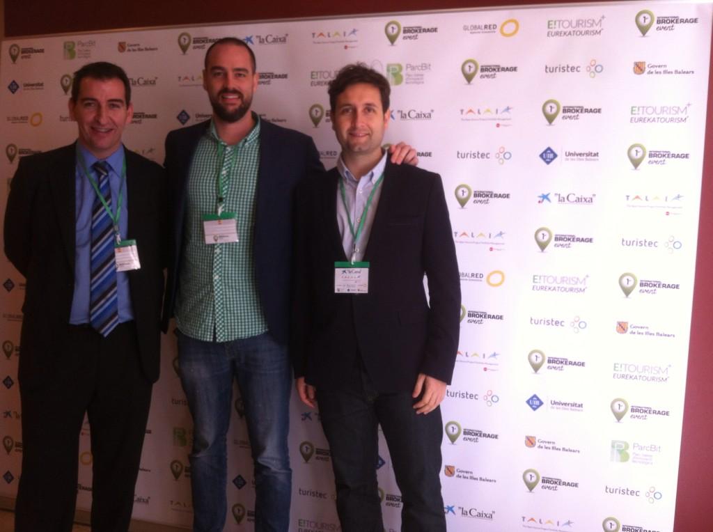 ACCESOMenorca's tweet photo. Representación menorquina en el Brokerage Event de @turistec con @MikiOrtiz @TiagoBarro @benitojavi http://t.co/ahYRZo929c