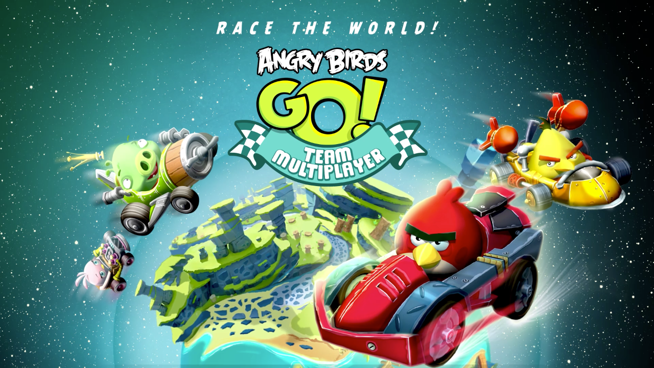 Angry Birds Go Wallpaper