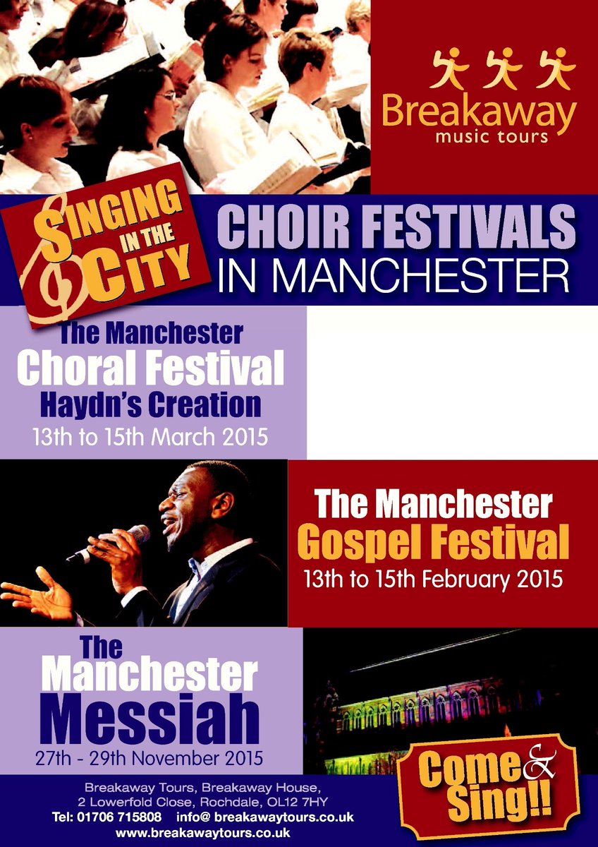 BreakawayMusic1's tweet photo. Singing In The City Manchester Singing Fests 2015 Join us for fun, friendship and song ! http://t.co/hGX5JJyIWn http://t.co/2JyU7YxTPI