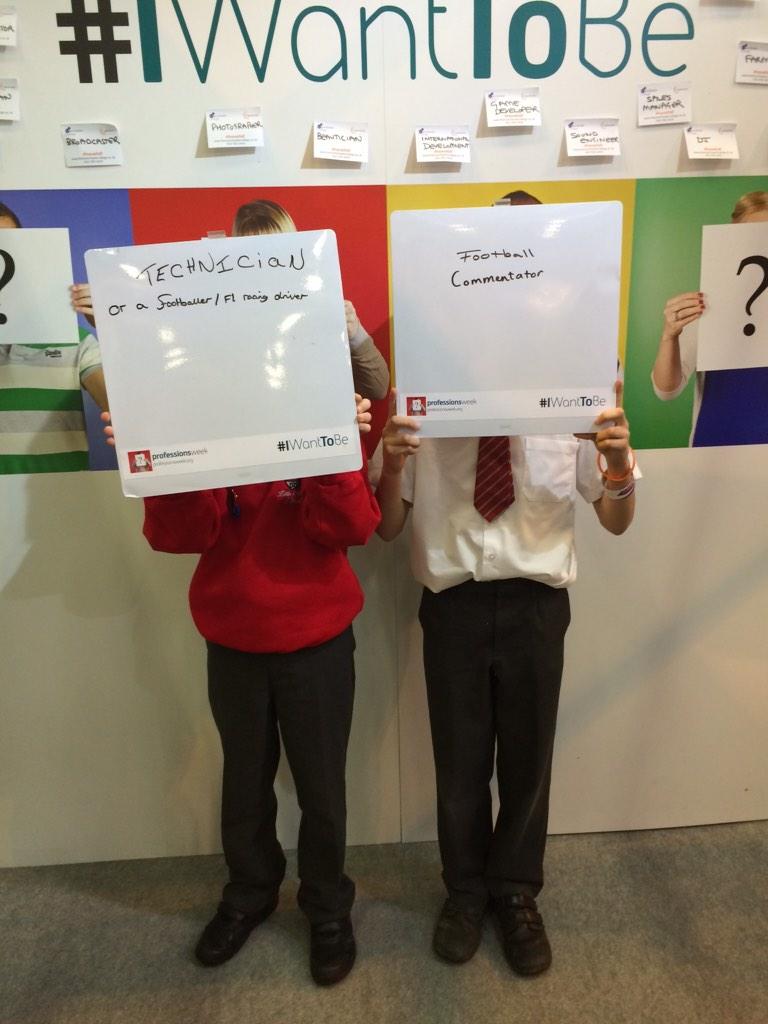 LeeMarkDavies's tweet photo. #IWantToBe @ProfessionsWeek #TSS2014 http://t.co/I7g7QquUwj