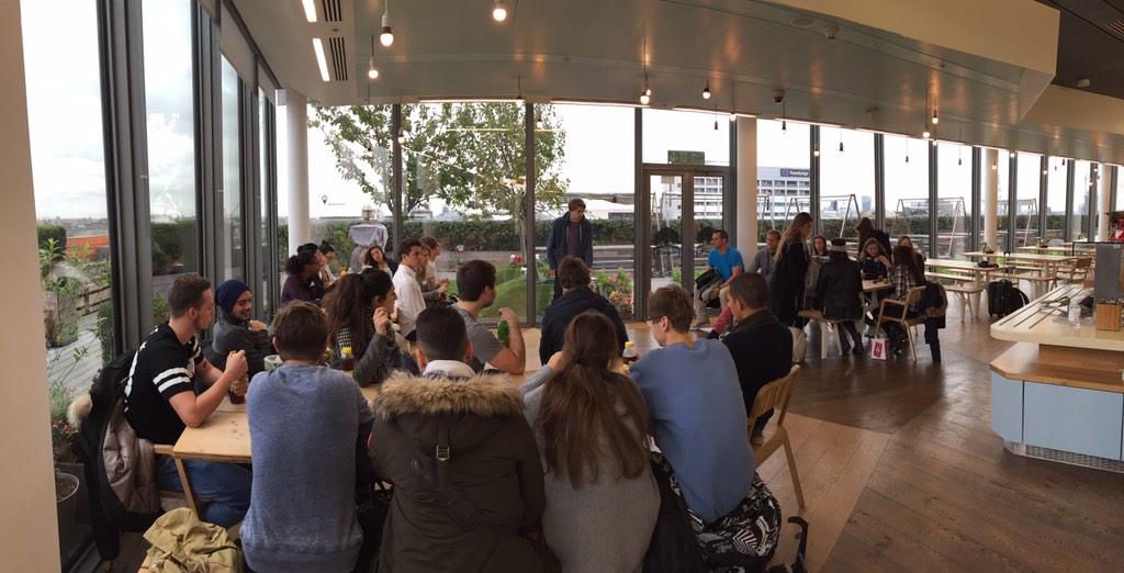 CREA_Geneve's tweet image. Super visite des bureau de @Google ! #Digital3London #Googlelab