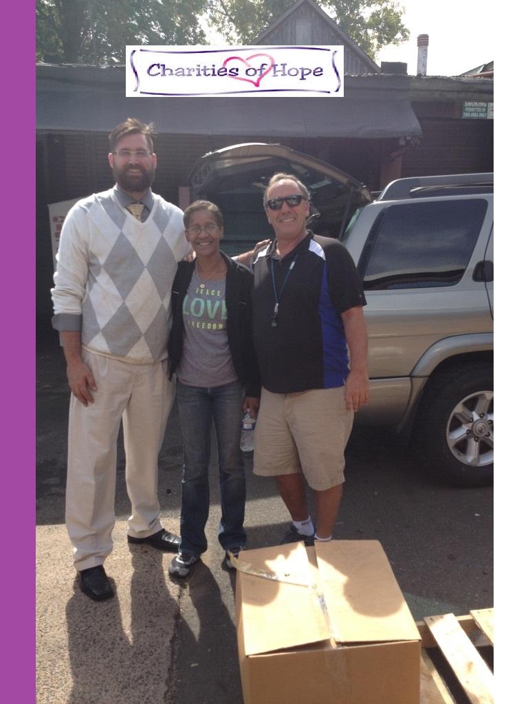 Charities of Hope donated 2,000 uniforms to the Hartford High School Athletic department.