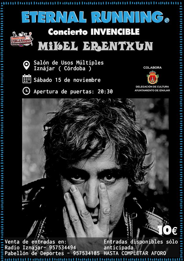 juveiznajar's tweet photo. Consigue tu entrada para el Concierto de Mikel Erentxun #Iznájar en Radio Iznájar o en el Pabellón de Deportes http://t.co/dmbsBzSCFH