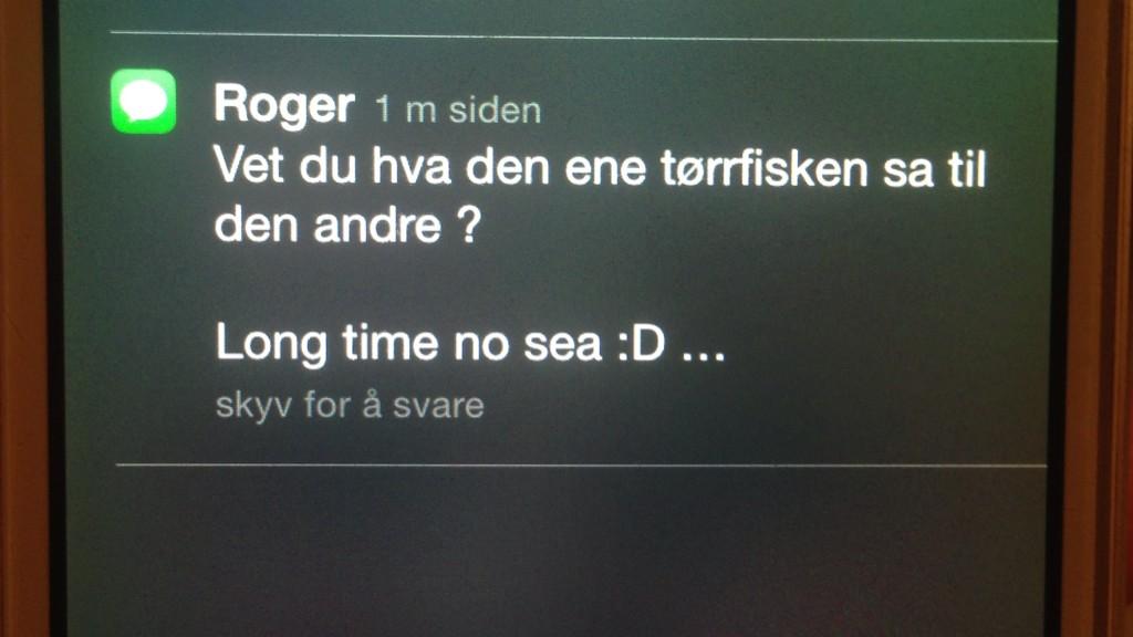 For en TØRR vits hehe