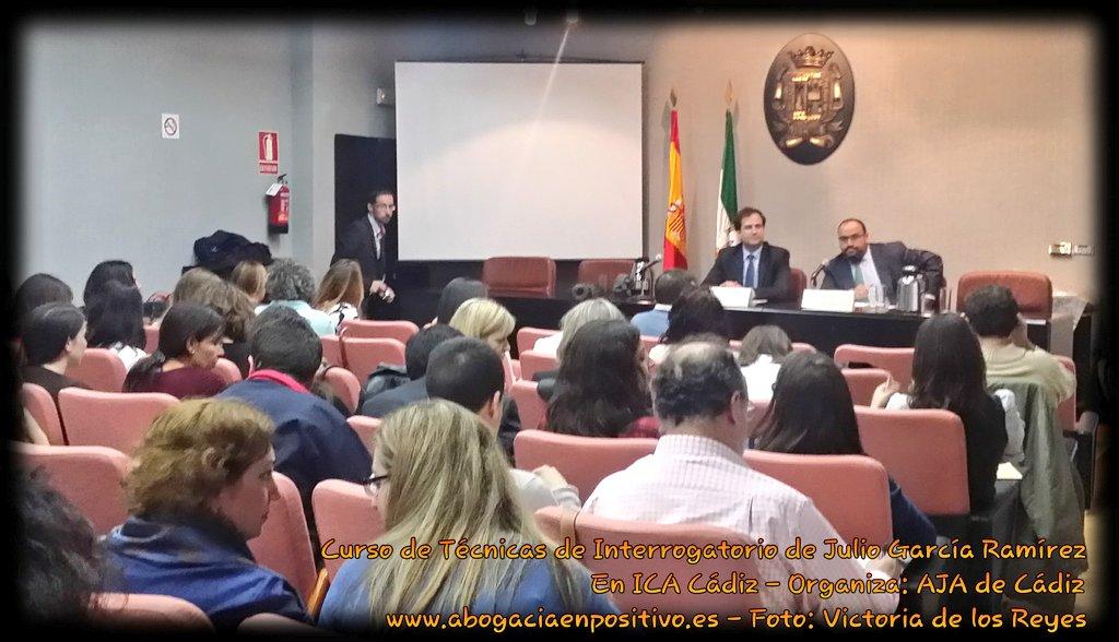 Curso de Técnicas de Interrogatorio de Julio García Ramírez
En ICA Cádiz - Organiza: <a href="/AJACadiz/">AJACádiz</a> <a href="/AbogadosCadiz/">Abogados Cádiz</a>