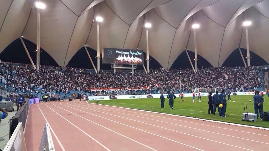 Rabanalsafena's tweet photo. جمهور المنتخب اليمني " بلادي " ❤️
أنتم كذا 👍✌️✋
فالنا الفوز باذن الله .. http://t.co/ty7gmyhXeW