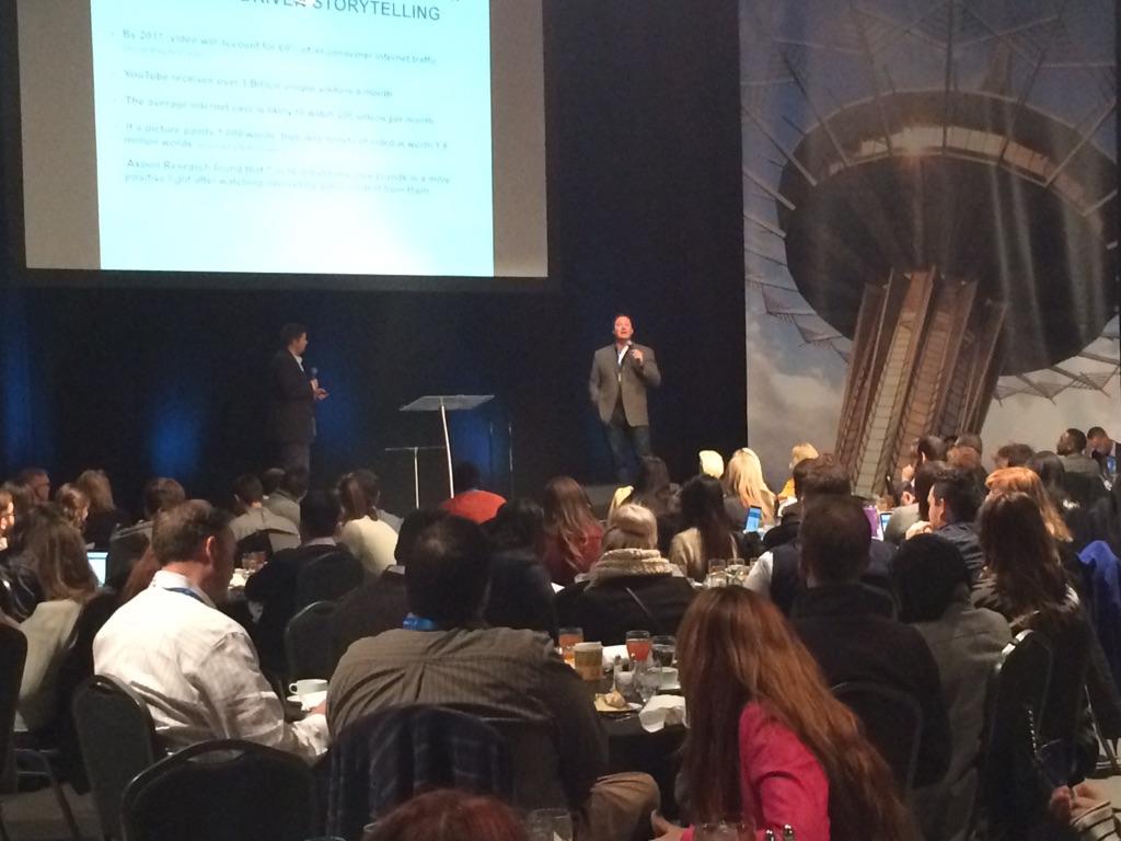 TheJimmyHart's tweet photo. Fantastic lunch keynote for #TulsaTalksDS with the guys from @Steelehouse! http://t.co/F5aQA3eaPP