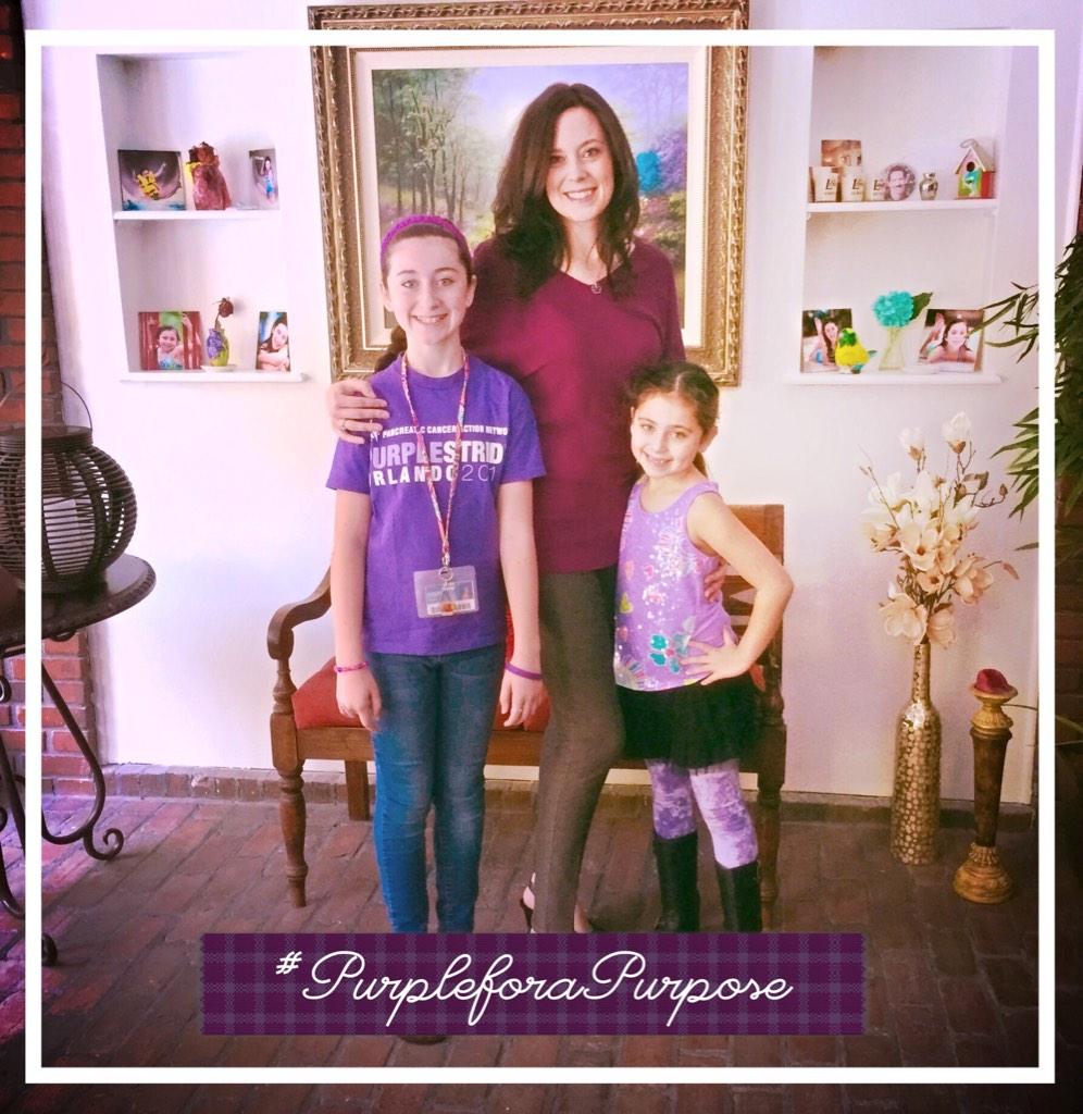 We wear #PurpleForAPurpose in memory of my father who #WageHope for 5 years with <a href="/PanCAN/">PanCAN</a>!