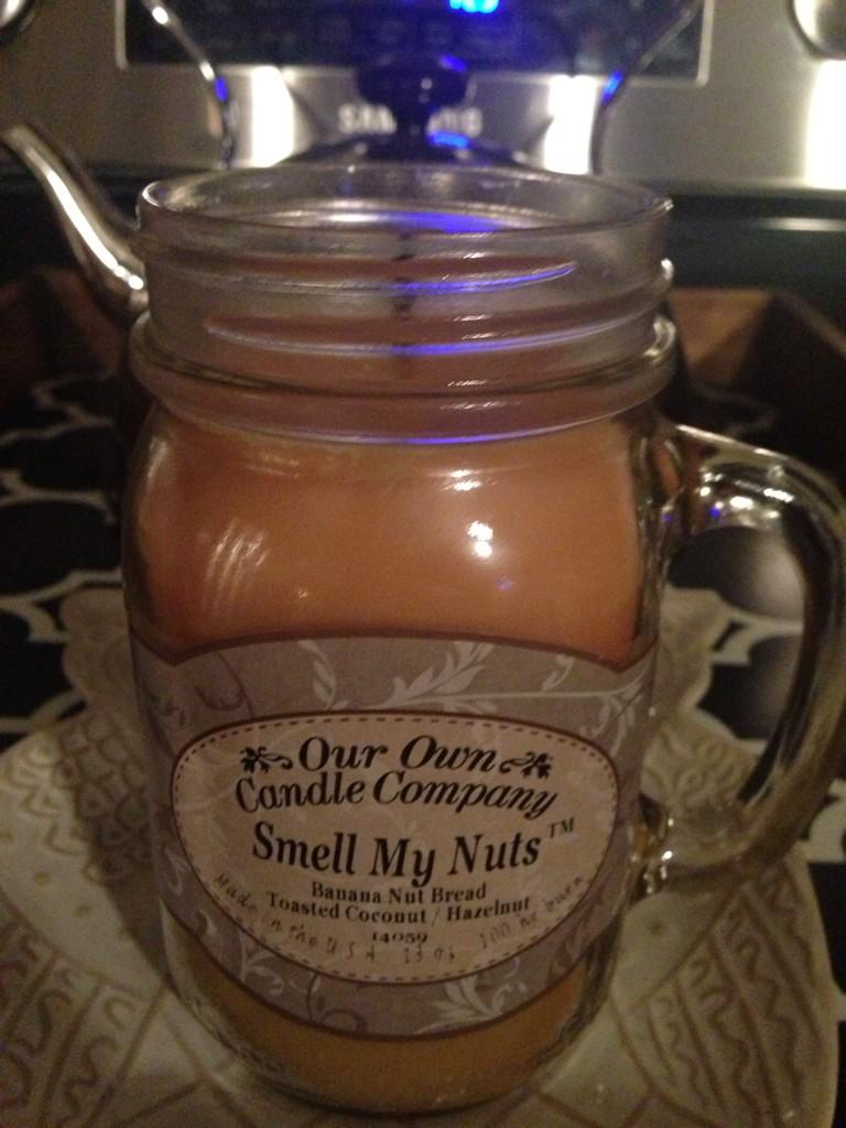 tylerferguson17's tweet photo. Wife got a new candle. #isaidpardon #littledifferentthanthenormalmusk http://t.co/RWopXcLheg