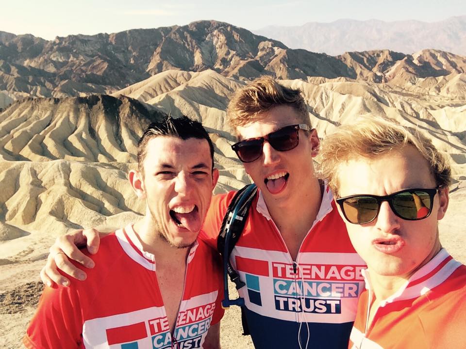 TeenageCancer's tweet image. These 3 cyclists are on their last stretch cycling across Death Valley for us today! on.fb.me/1zMFlCS #DVC2014