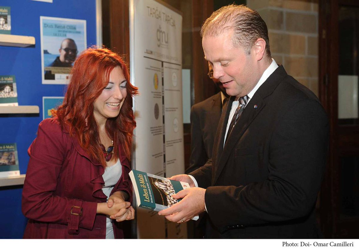 edukazzjoni's tweet photo. Prime Minister @JosephMuscat_JM visits the National Book Fair at the Mediterranean Conference Centre in Valletta http://t.co/75F9x5sojZ