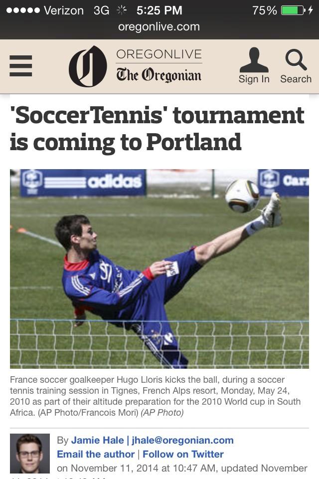 Coverage on our 11/29 #SoccerTennis Tourney via <a href="/oregonian/">The Oregonian</a> oregonlive.com/sports/index.s…