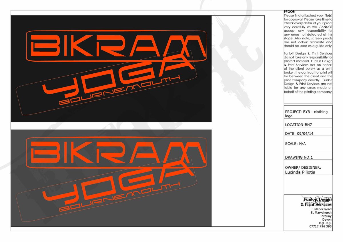 Funkitdesign's tweet image. Drum &amp;amp; Bass legend Goldie posing in front of some of our designs when he popped into Bikram Yoga Bournemouth