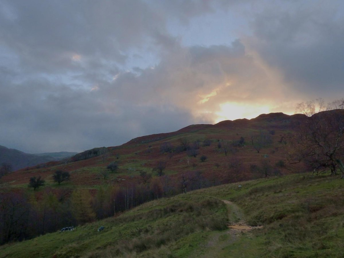 helvellyn's tweet photo. And the view in #glenamara #patterdale as the sun broke... http://t.co/PvRO3LDQKp