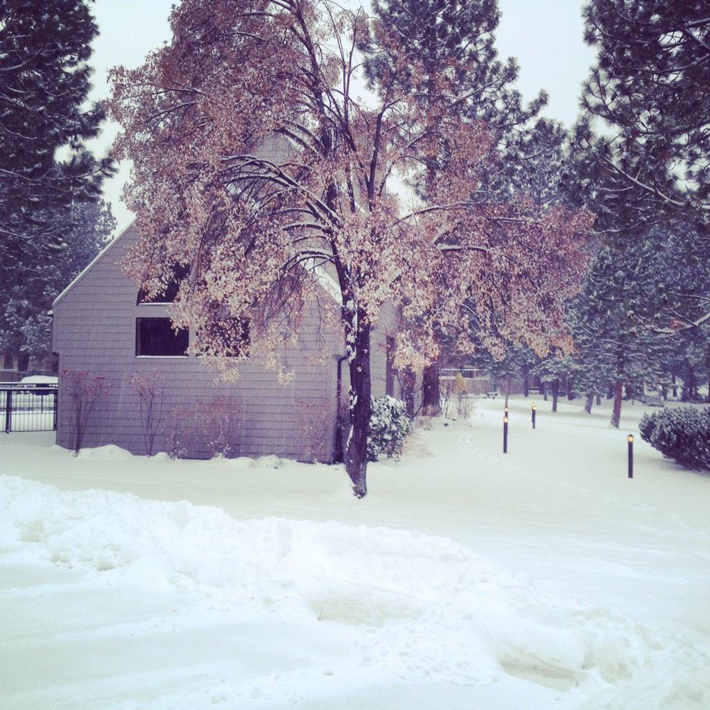 Good morning Bend Oregon! We love these glorious snow days at the resort! #inbend #centraloregon