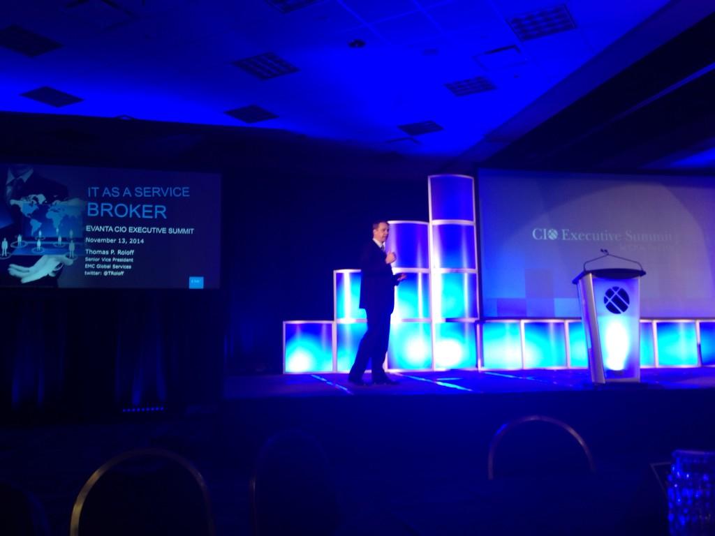 MMShippy's tweet photo. #EMC IT as a Service Broker session  #EvantaCIO @TomRoloff @decal73 @ScottNolan86 http://t.co/G1Tdceo749