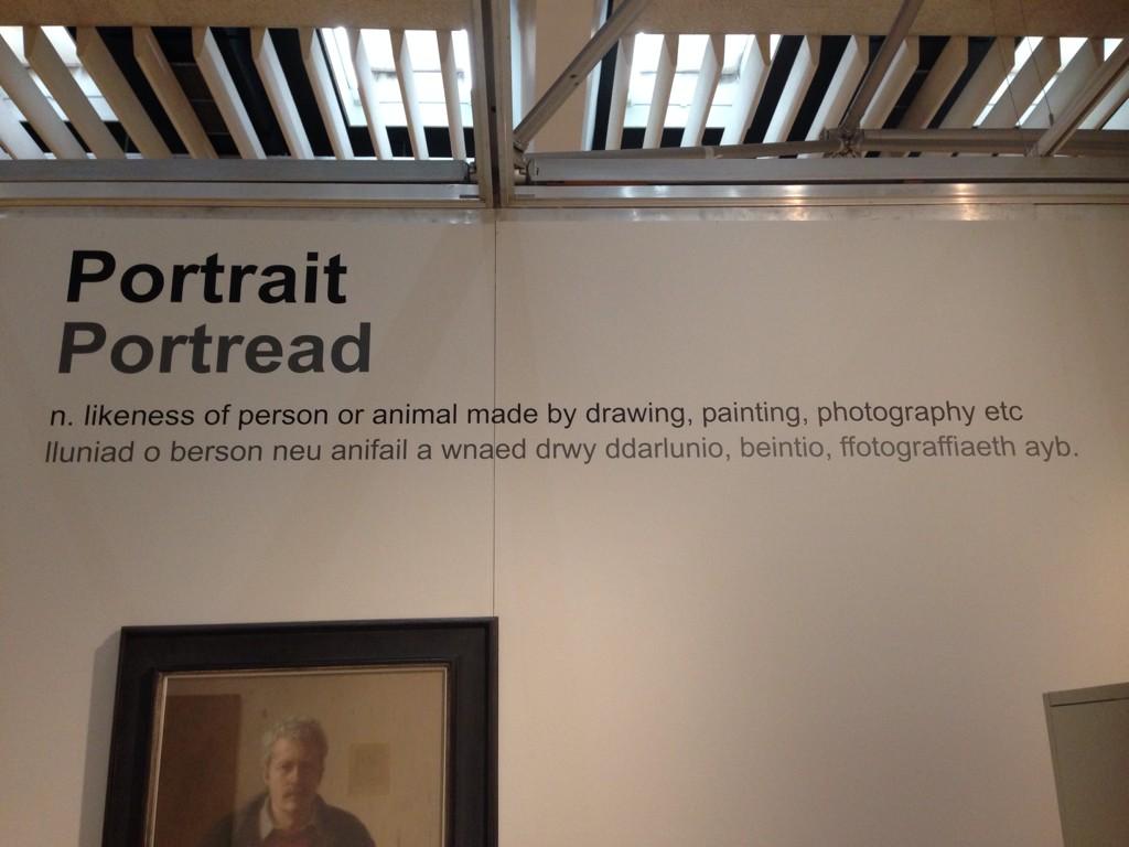 textworkshop's tweet photo. Like the quirky style of writing in the portrait gallery @NewportMuseum http://t.co/v66YWjf9OG